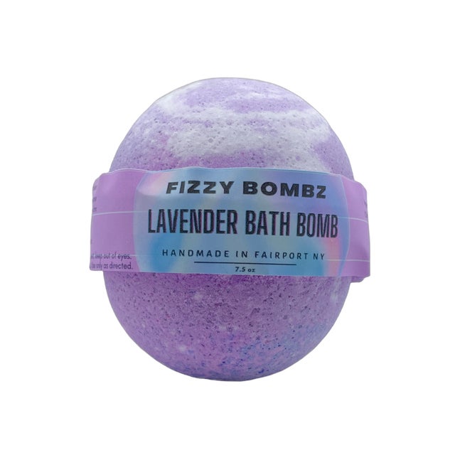 Handmade Lavender Fizzy Bath Bomb - The Aromatherapy Shoppe Virginia Beach